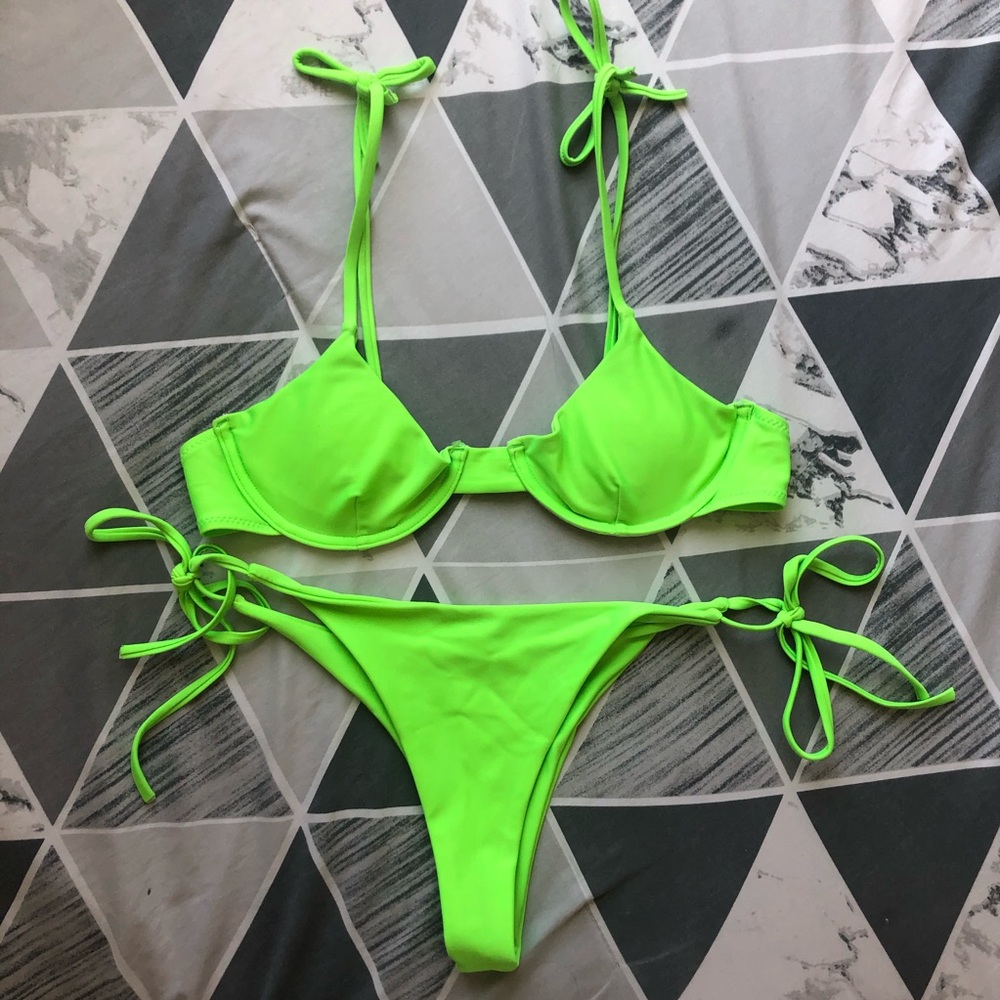 Neon Green Bikini